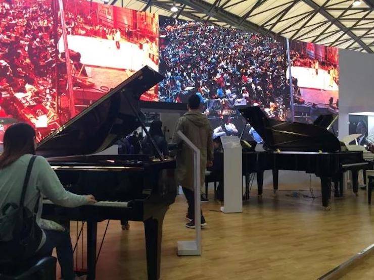 聚焦乐展|2017中国（上海）国际乐器展览会圆满落幕，QG刮刮乐钢琴大放异彩