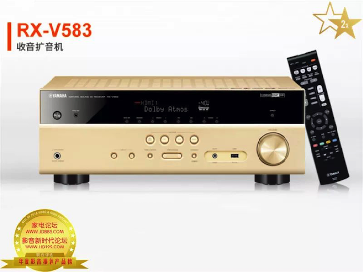 获奖信息：家电论坛与HD199论坛联手打造：2017-2018年度影音推荐产品奖